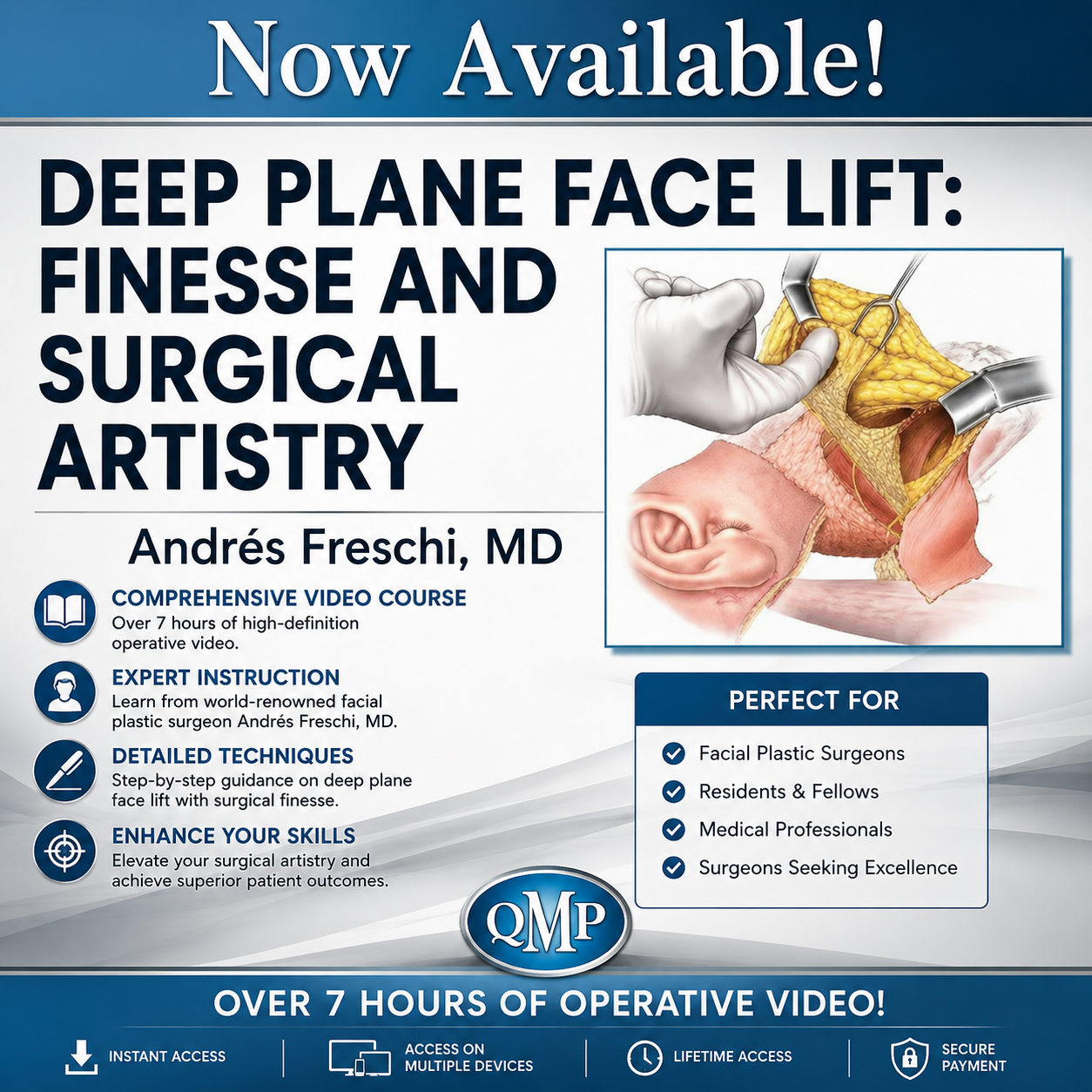 Deep Plane Face Lift: Finesse and Surgical Artistry 2023 QMP