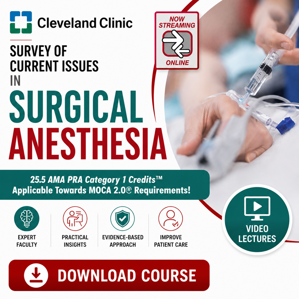 Cleveland Clinic Survey Of Current Issues In Surgical Anesthesia 2024 (Videos)