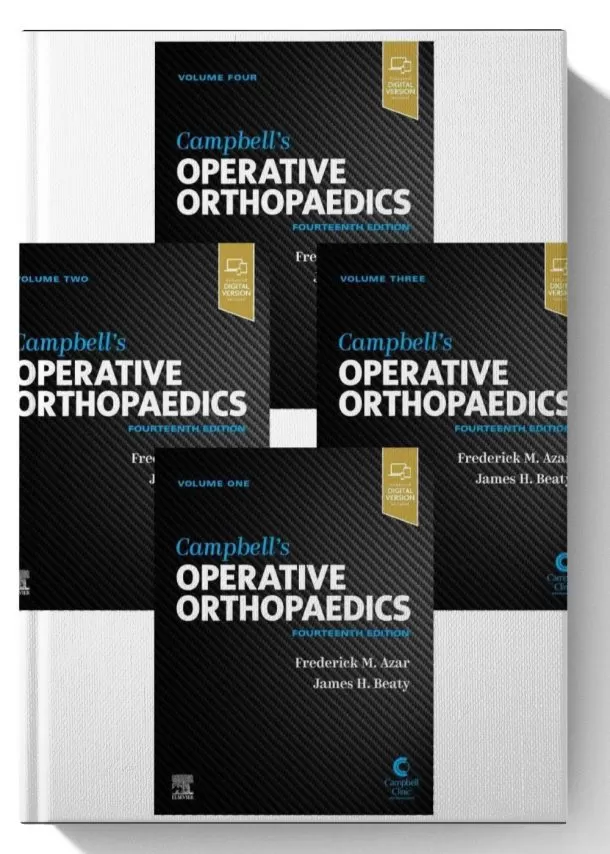 Campbell’s Operative Orthopaedics, 4-Volume Set, 14th Edition (Videos)