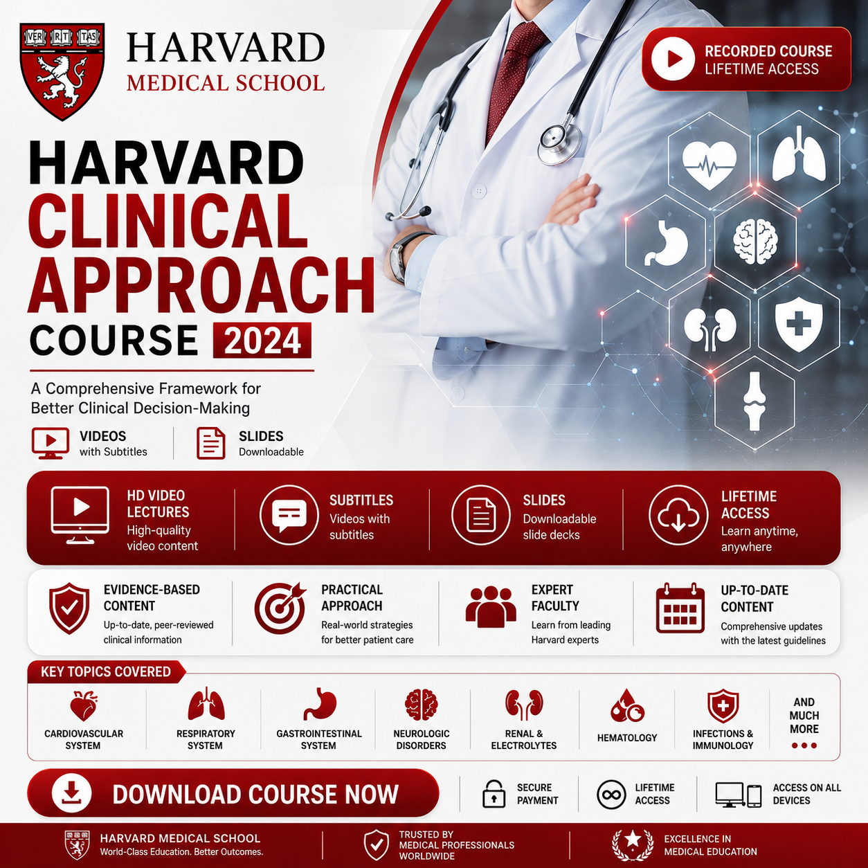 Harvard Clinical Approach to Vascular Ultrasound and Registered Physician in Vascular Interpretation (RPVI) Prep Course 2024