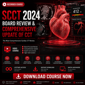 SCCT 2024 Board Review and Comprehensive Update of CCT Course