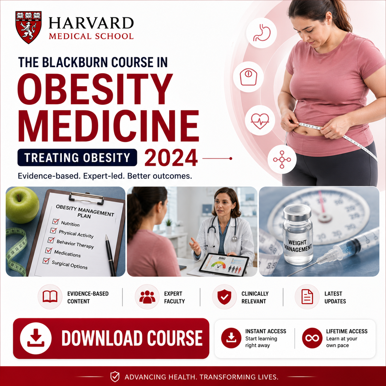 Harvard The Blackburn Course in Obesity Medicine Treating Obesity 2024