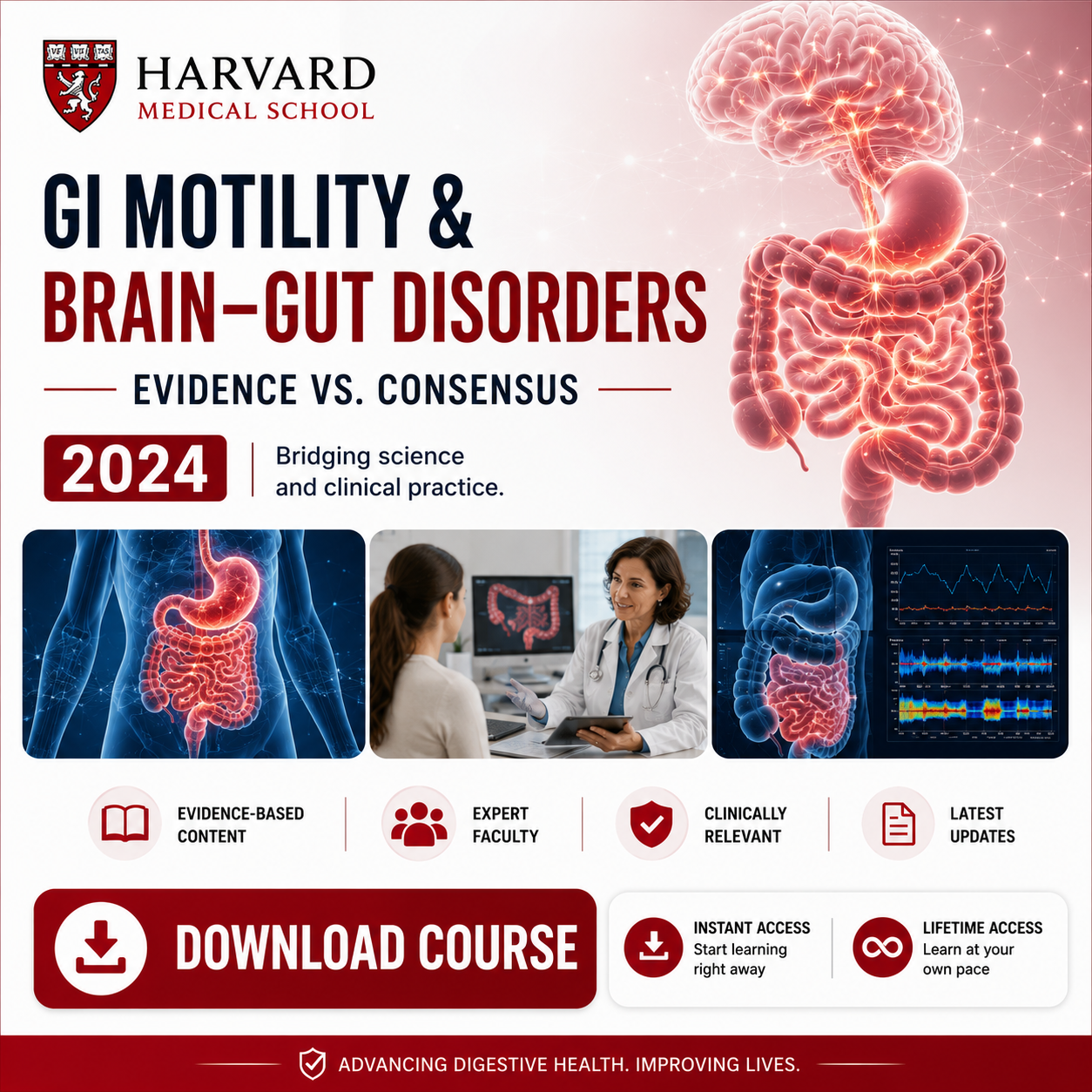 Harvard GI Motility & Brain-Gut Disorders Evidence vs Consensus 2024