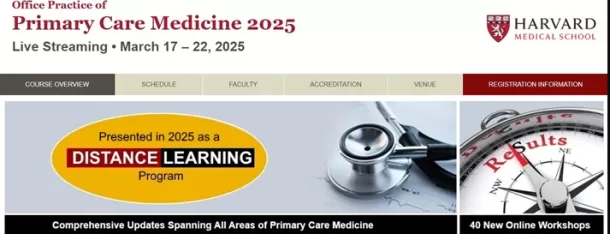 Harvard Office Practice of Primary Care Medicine 2025 (Videos with subtitles + Slides)