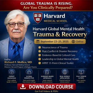 Harvard Global Mental Health Trauma and Recovery 2025 (Videos + Slides PDFs)