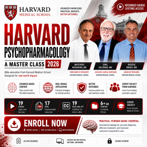 Harvard Psychopharmacology A Master Class 2026